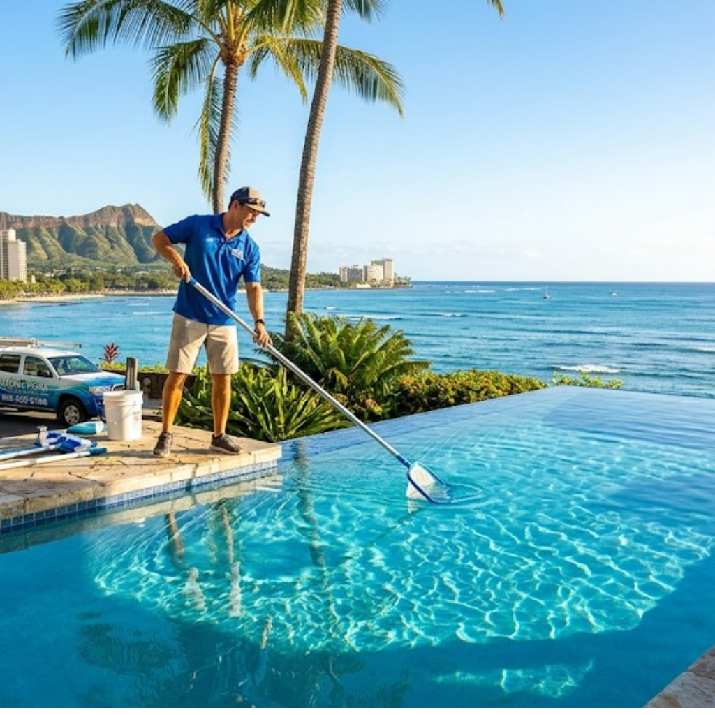 Swimming pool repair in Honolulu