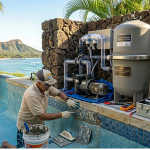 Swimming pool repair in Honolulu